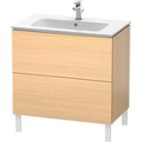 Duravit - L-Cube Two Drawer Floorstanding Vanity Unit Mediterranean Oak - Mediterranean Oak