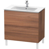 Duravit - L-Cube Two Drawer Floorstanding Vanity Unit Walnut - Natural Walnut