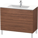 Duravit - L-Cube Two Drawer Floorstanding Vanity Unit White - Walnut Dark