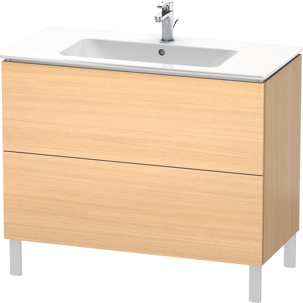 Duravit - L-Cube Two Drawer Floorstanding Vanity Unit Mediterranean Oak - Mediterranean Oak