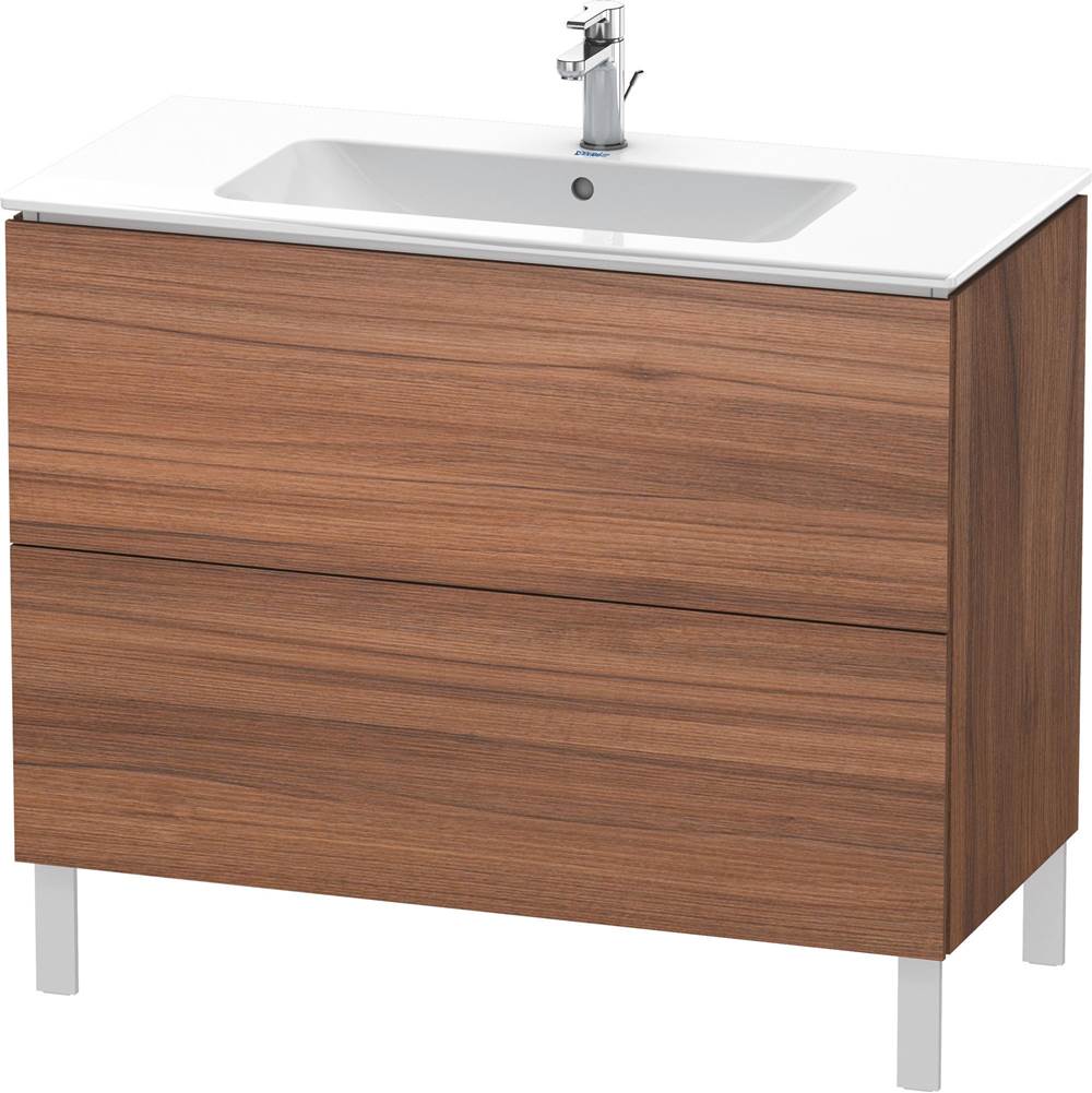 Duravit - L-Cube Two Drawer Floorstanding Vanity Unit Walnut - Natural Walnut