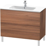 Duravit - L-Cube Two Drawer Floorstanding Vanity Unit Walnut - Natural Walnut