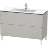Duravit - L-Cube Two Drawer Floorstanding Vanity Unit White - Concrete Gray Matte