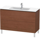 Duravit - L-Cube Two Drawer Floorstanding Vanity Unit American Walnut - American Walnut