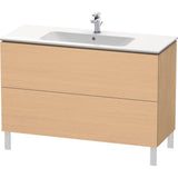Duravit - L-Cube Two Drawer Floorstanding Vanity Unit White - Natural Oak