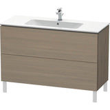Duravit - L-Cube Two Drawer Floorstanding Vanity Unit White - Oak Terra