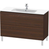 Duravit - L-Cube Two Drawer Floorstanding Vanity Unit Walnut Brushed - Walnut Brushed