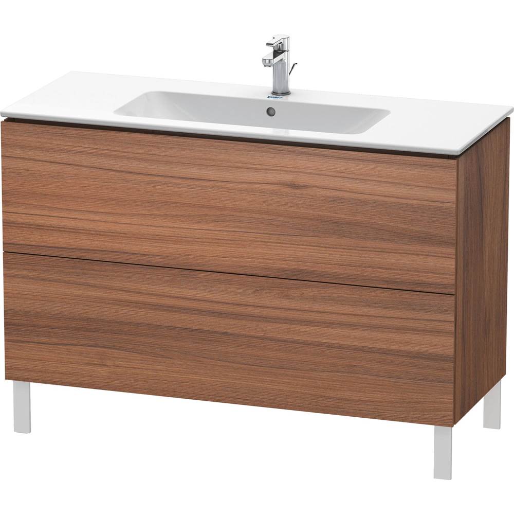 Duravit - L-Cube Two Drawer Floorstanding Vanity Unit Walnut - Natural Walnut