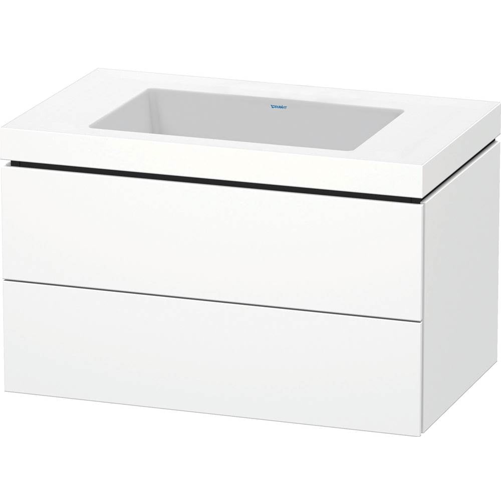 Duravit - L-Cube Two Drawer C-Bonded Wall-Mount Vanity Kit White - White Matte