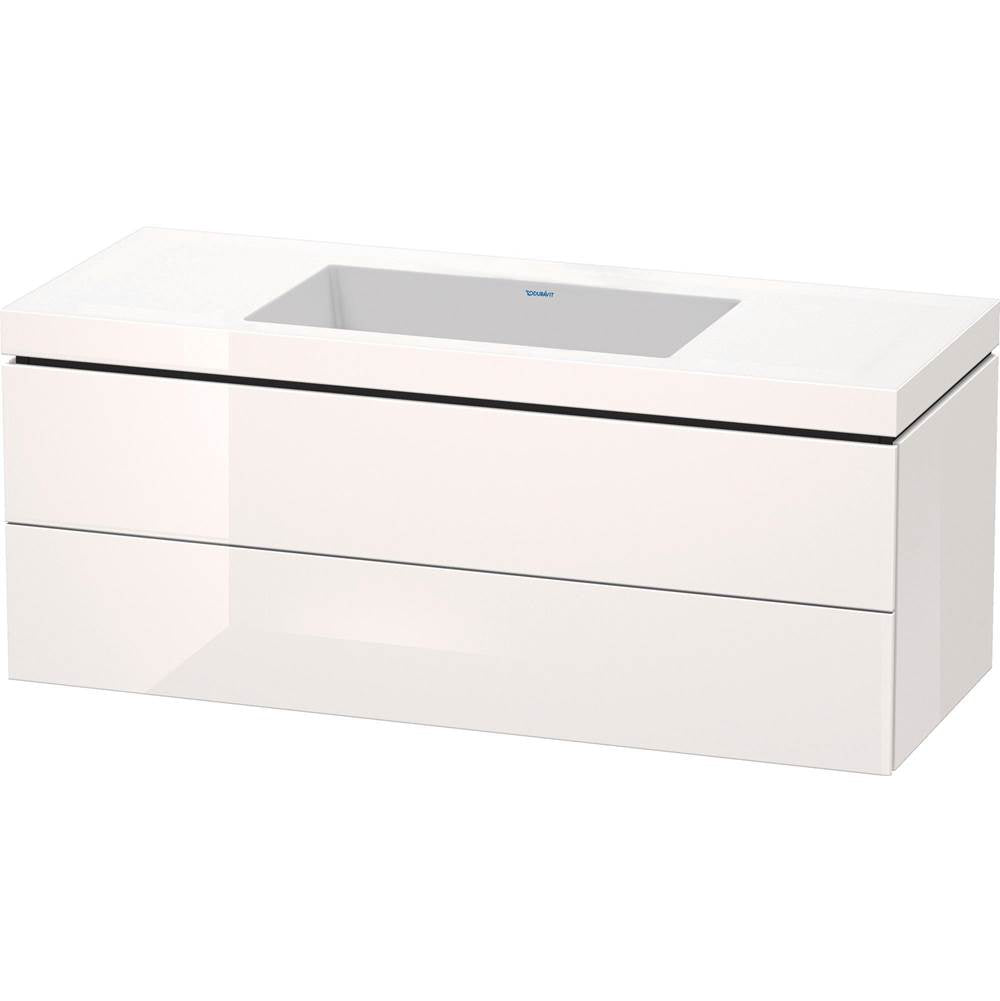 Duravit - L-Cube Two Drawer C-Bonded Wall-Mount Vanity Kit White - White High Gloss