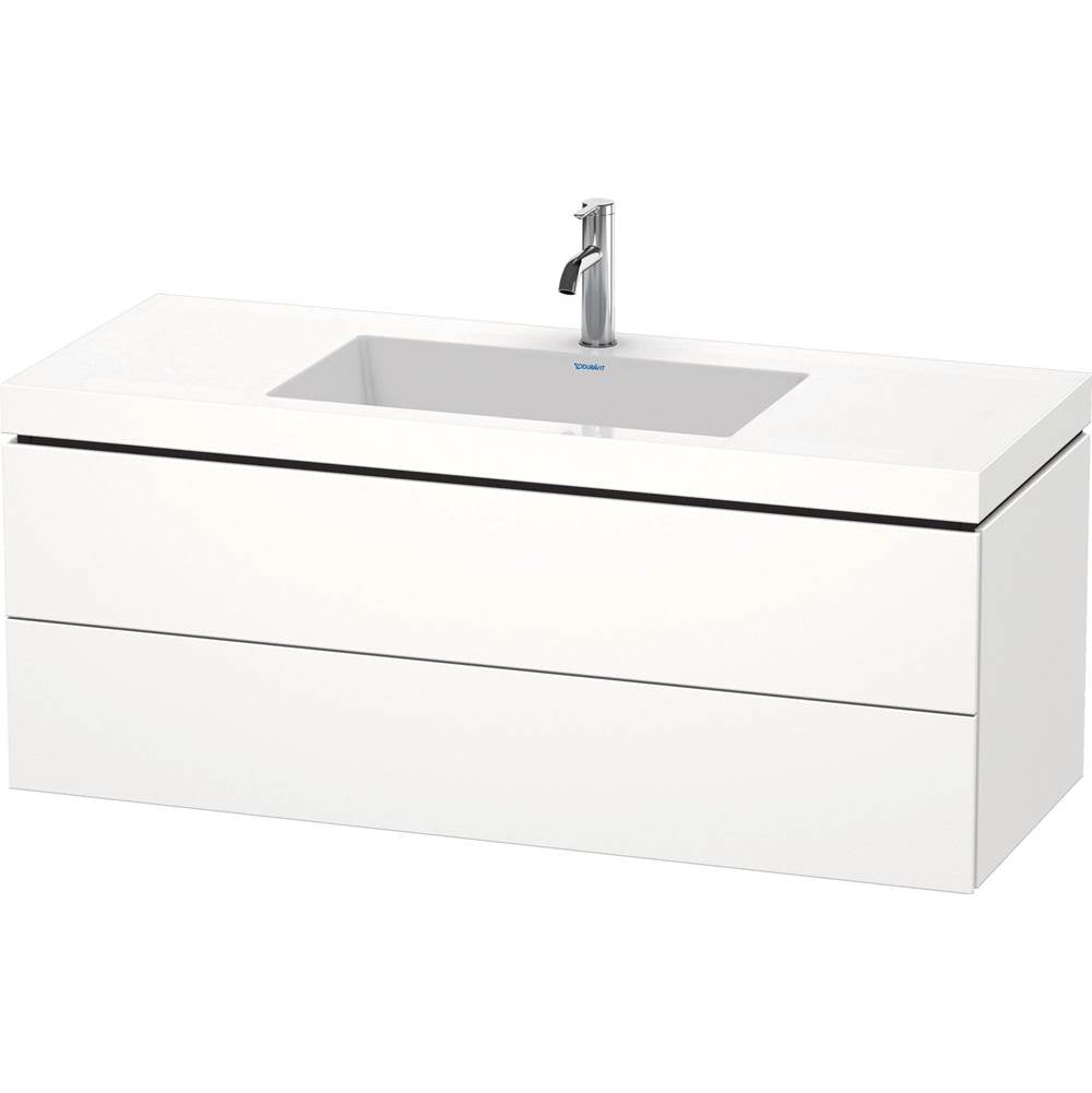 Duravit - L-Cube Two Drawer C-Bonded Wall-Mount Vanity Kit White - White Matte