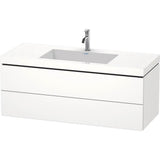 Duravit - L-Cube Two Drawer C-Bonded Wall-Mount Vanity Kit White - White Matte