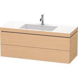 Duravit - L-Cube Two Drawer C-Bonded Wall-Mount Vanity Kit Natural Oak - Natural Oak