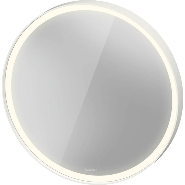 Duravit - L-Cube Mirror with Lighting - White Aluminum