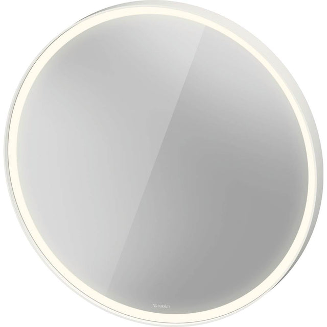 Duravit - L-Cube Mirror with Lighting - White Aluminum