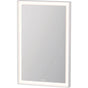 Duravit - L-Cube Mirror with Lighting White Aluminum - White Aluminum