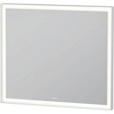 Duravit - L-Cube Mirror with Lighting White Aluminum - White Aluminum