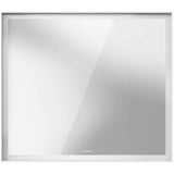 L-Cube Mirror with Lighting White Aluminum