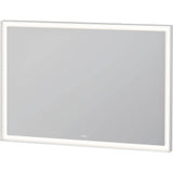 Duravit - L-Cube Mirror with Lighting White Aluminum - White Aluminum