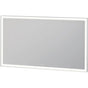 Duravit - L-Cube Mirror with Lighting White Aluminum - White Aluminum