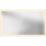 L-Cube Mirror with Lighting White Aluminum