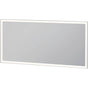 Duravit - L-Cube Mirror with Lighting White Aluminum - White Aluminum