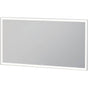 Duravit - L-Cube Mirror with Lighting White Aluminum - White Aluminum
