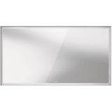 L-Cube Mirror with Lighting White Aluminum