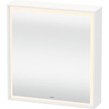 Duravit - L-Cube Mirror Cabinet with Lighting White - White Aluminum