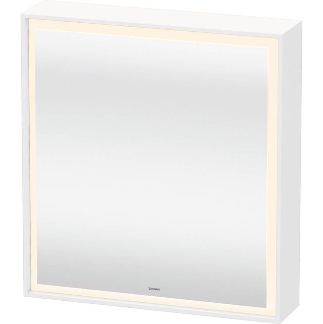 Duravit - L-Cube Mirror Cabinet with Lighting White - White Aluminum