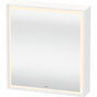 Duravit - L-Cube Mirror Cabinet with Lighting White - White Aluminum