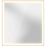 L-Cube Mirror Cabinet with Lighting White