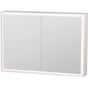 Duravit - L-Cube Mirror Cabinet with Lighting White - White Aluminum
