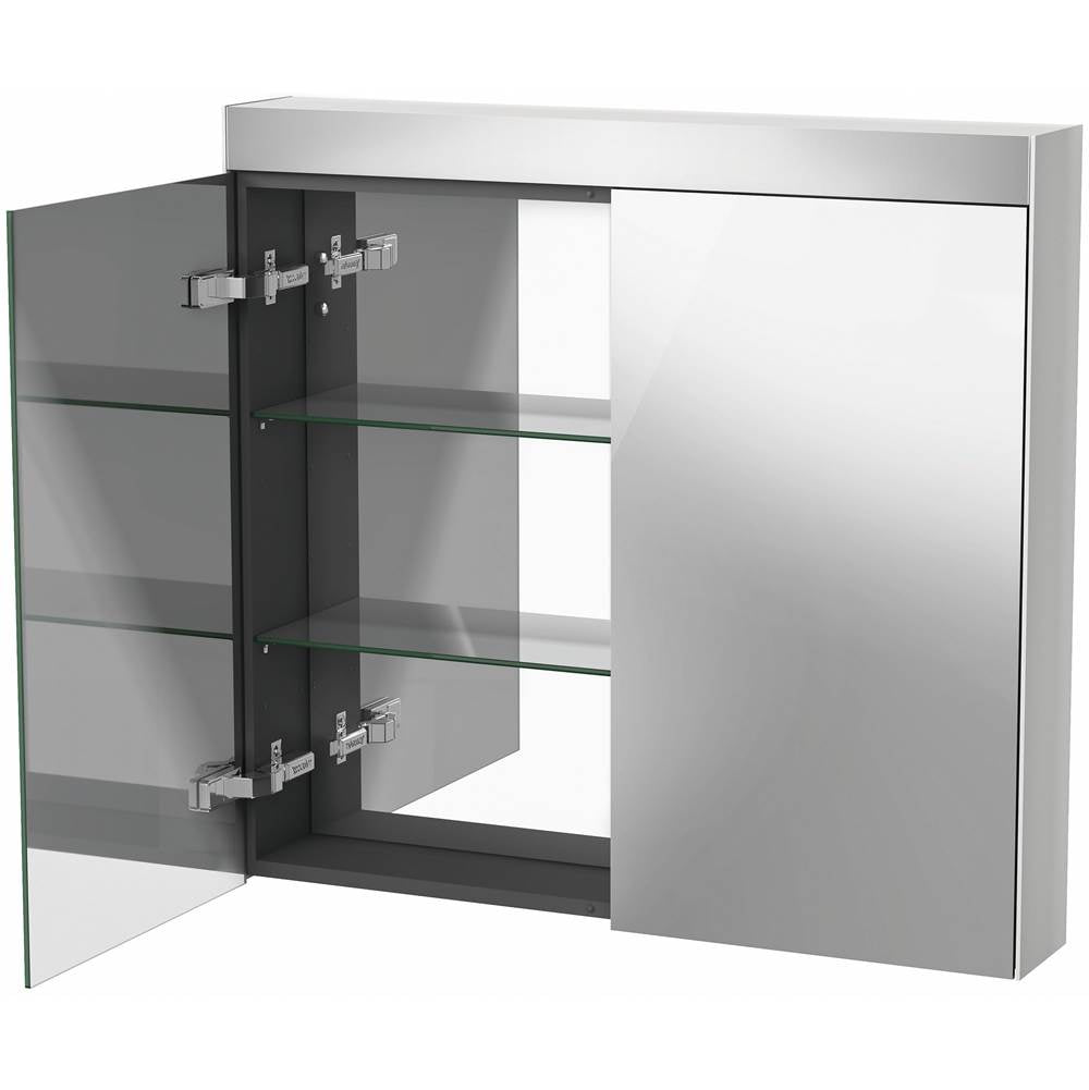 Light & Mirror Mirror Cabinet with Lighting White