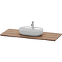 Duravit - Luv Console with One Sink Cut-Out American Walnut - American Walnut