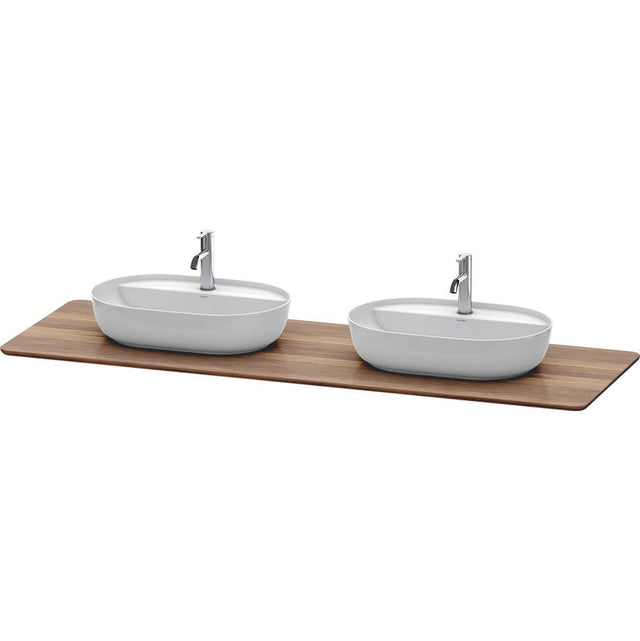 Duravit - Luv Console with Two Sink Cut-Outs American Walnut - American Walnut