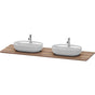 Duravit - Luv Console with Two Sink Cut-Outs American Walnut - American Walnut
