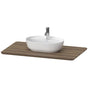 Duravit - Luv Console with One Sink Cut-Out American Walnut - American Walnut