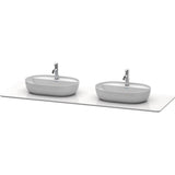 Duravit - Luv Console with Two Sink Cut-Outs White - White