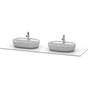 Duravit - Luv Console with Two Sink Cut-Outs White - White