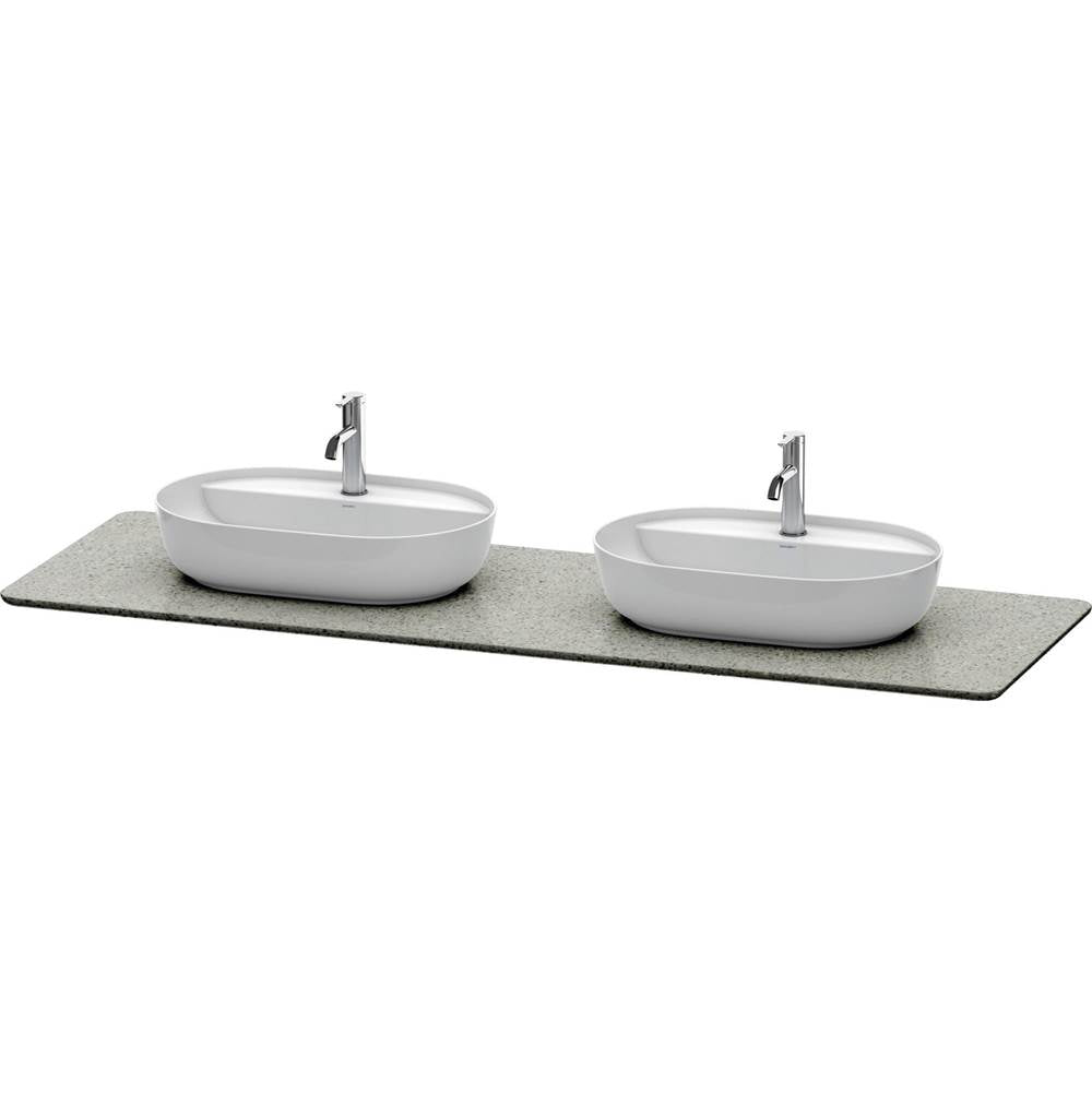 Duravit - Luv Console with Two Sink Cut-Outs Gray - Gray