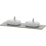 Duravit - Luv Console with Two Sink Cut-Outs Gray - Gray