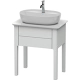 Duravit - Luv One Drawer Floorstanding Vanity Unit White - White Satin Matte