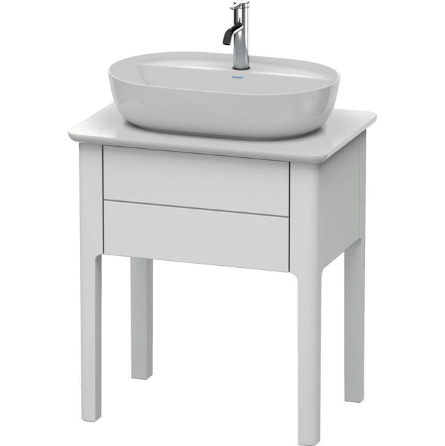 Duravit - Luv One Drawer Floorstanding Vanity Unit White - White Satin Matte