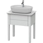 Duravit - Luv One Drawer Floorstanding Vanity Unit White - White Satin Matte
