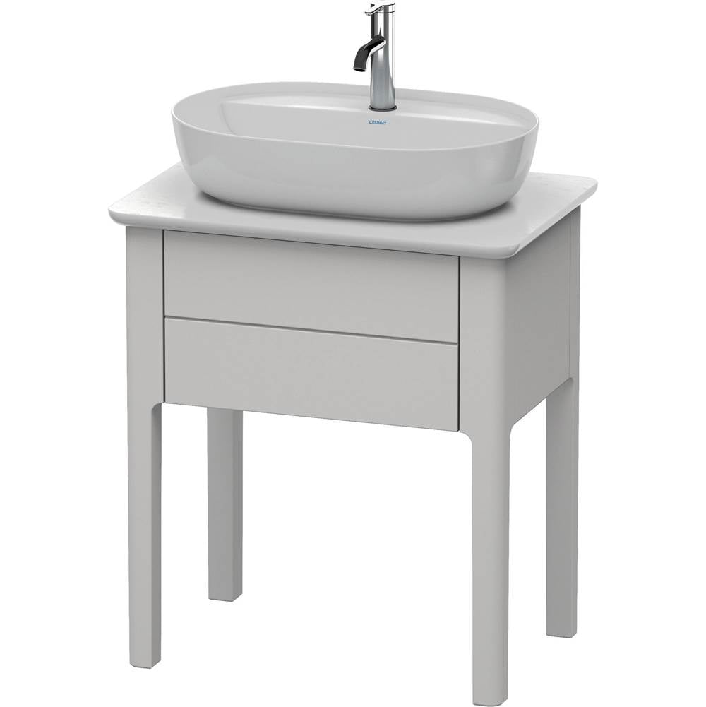 Duravit - Luv One Drawer Floorstanding Vanity Unit Nordic White - Nordic White Satin Matte