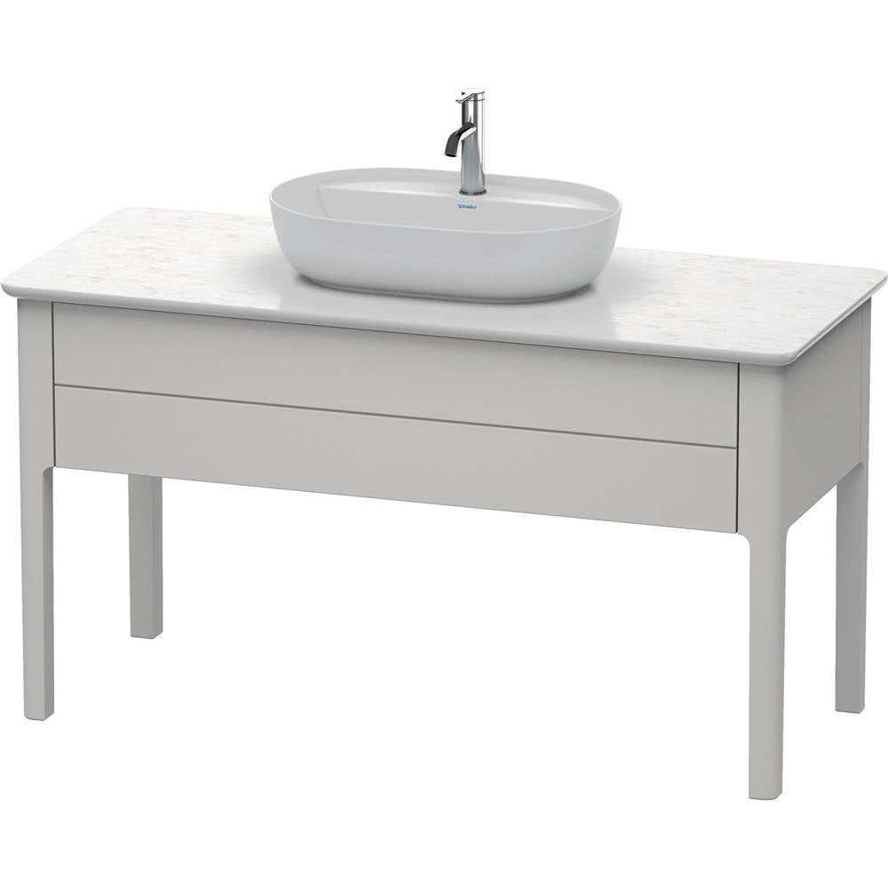 Duravit - Luv One Drawer Floorstanding Vanity Unit Nordic White - Nordic White Satin Matte