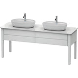 Duravit - Luv Two Drawer Floorstanding Vanity Unit White - White Satin Matte