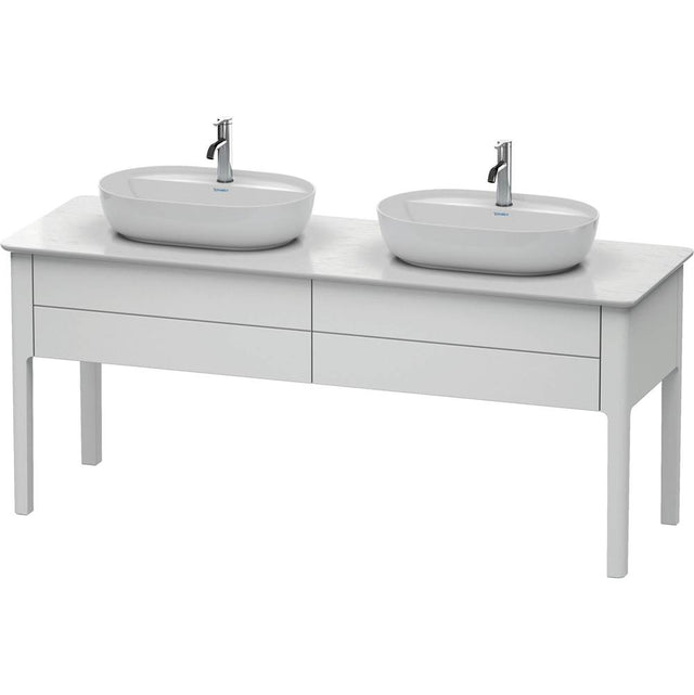 Duravit - Luv Two Drawer Floorstanding Vanity Unit White - White Satin Matte