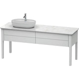 Duravit - Luv Two Drawer Floorstanding Vanity Unit White - White Satin Matte